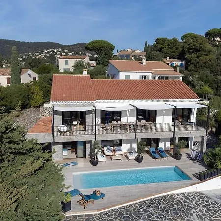 Villa Classee 4 Etoiles , Vue , Piscine, Clim, Parking La Croix-Valmer